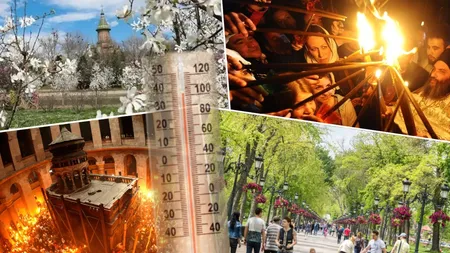 Prognoza meteo 19 aprilie. Cum va fi vremea în Sâmbăta Mare și în Noaptea de Înviere