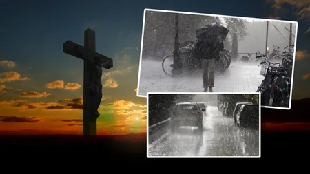 Schimbare a vremii înainte de Paște. Vânt puternic, ploi torențiale și grindină în aproape toată țara. Zonele vizate avertizarea cod galben