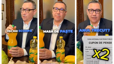 Victor Ponta: Cea mai scumpă masă de Paște din istoria noastră. Prețurile au explodat, dar salariile și pensiile au rămas pe loc