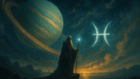 Lordul karmei SATURN face conjuncție cu Nodul Nord al destinului în ULTIMA zodie din horoscop. Este în joc o orchestrare mai înaltă, karmică