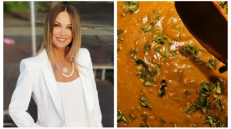 Supă cremă de legume, rețeta simplă și ieftină preparată de Anca Țurcașiu: ”Te satură pentru cel puțin două-trei ore”