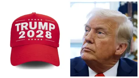 Donald Trump vinde șepci „Trump 2028”, deși un al treilea mandat ar încălca Constituția. Președintele american susține că poate rămâne la Casa Albă și după 2028: „Nu glumesc. O mulțime de oameni vor să o fac”