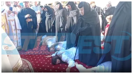 Stupefiant! Un ritual de tundere a opt femei la Mănăstirea Moreni din județul Vaslui i-a oripilat pe internauți: „Ne-ați întors în urmă cu 500 de ani. Este barbarie” VIDEO