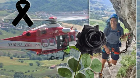 Elena Donca a murit după ce s-a prăbușit în gol de la 40 de metri. Avea doar 32 de ani și a pierit sub privirile îngrozite ale prietenilor, care nu au putut face nimic pentru ea
