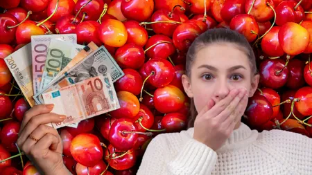 Au apărut primele cireșe în piețele din România. Unii nu-și permit nici să poftească la cât de scumpe sunt
