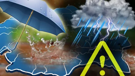 Vremea devine și mai rea în următoarele ore! Harta avertizărilor COD ROȘU, schimbată UPDATE