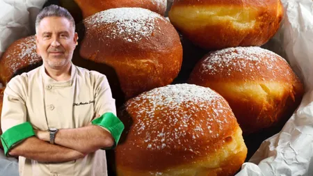 Secretul gogoșilor pufoase, dezvăluit de chef Alexandru Sautner: 