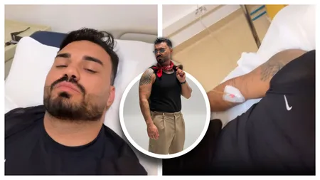 Jador a ajuns din nou pe mâna medicilor. Cântărețul s-a fotografiat pe patul de spital, cu perfuzia la mână