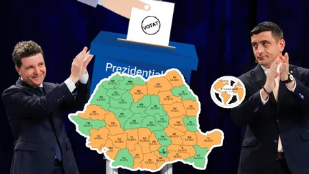 Rezultate alegeri prezidențiale 2025. Nicușor Dan, votat masiv în Transilvania și București. În ce județe a câștigat George Simion. Harta votului din diaspora