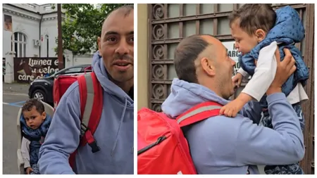 Tăticul livrator care a uimit România! Povestea lui Aurel a impresionat mii de români