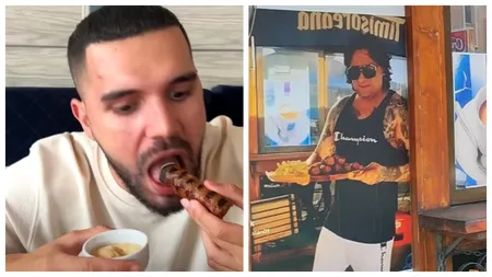 Cât costă 3 mici cu cartofi prăjiți la restaurantul lui Luis Stan. Evaluarea făcută de un tânăr vlogger