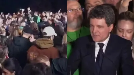 Susținătorii lui Nicușor Dan au ieșit să sărbătorească victoria candidatului independent. Festivalul democrației în Parcul Cișmigiu: „Rusia nu uita, România nu-i a ta!”