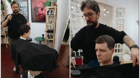 Cât costă să te tunzi la hairstylistul lui Nicușor Dan. Președintele României l-a arătat tuturor pe Alex: 