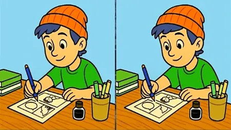 Test IQ. Găsește cele trei diferențe dintre cele două imagini în mai puțin de 10 secunde