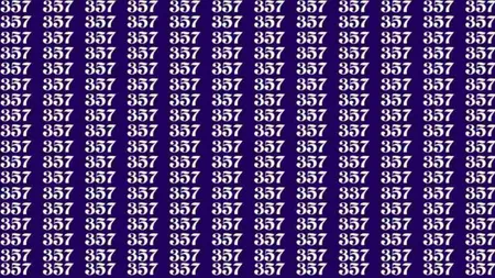 Iluzie optică pentru românii cu ochi de vultur. Găsește numărul 337 din imagine în doar 10 secunde