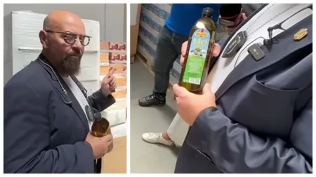 DECIZII DURE luate de Piedone, după ce a descoperit ce conțin sticlele unei mărci de ulei vândute la Penny și Kaufland. ”Singura măslină e cea din poză!”