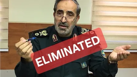 Israelul susţine că l-a eliminat pe noul şef de Stat Major al Iranului, la patru zile după uciderea predecesorului său