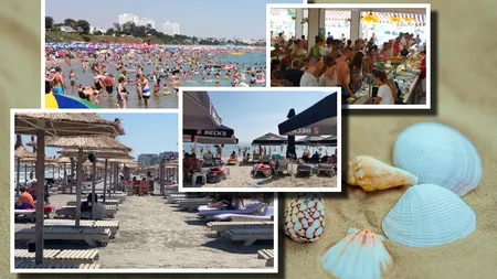 Puhoi de lume la mare în minivacanța de Rusalii. Cât plătesc turiștii pentru un șezlong pe litoral