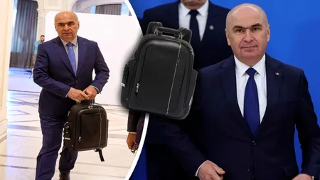 Ilie Bolojan și-a ales rucsacul pe sprânceană! 1.300 de euro - prețul plătit de premierul României pentru accesoriul purtat în Parlament