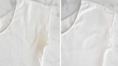 Petele de pe hainele albe dispar ca prin minune cu acest amestec ieftin. Ai deja toate ingredientele în bucătărie