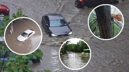Scene apocaliptice în București. Cum arată Capitala sub ape. Zonele Mihai Bravu și Colentina, printre cele mai afectate VIDEO