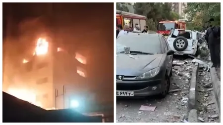 Război în Orientul Mijlociu. HAOS, FLĂCĂRI ȘI FUM. Cum arată Teheranul după atacul israelian de vineri dimineață VIDEO