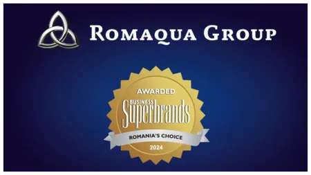 Romaqua Group obține statutul de Business Superbrand