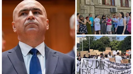 Sindicatele acuză Guvernul şi anunţă noi proteste, Ilie Bolojan merge înainte: Luni îşi va asuma răspunderea pe măsurile de austeritate