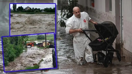 Alertă de la hidrologi. Este COD GALBEN de inunțații în 17 județe din țară