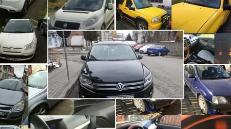 ANAF scoate la vânzare maşini confiscate, cu preţuri între 300 şi 19.000 de euro. care sunt licitaţiile din iulie