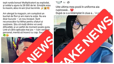 Avalanșă de fake news despre polițiști sau angajați SMURD care, după ce au fost demiși, au făcut averi din jocuri de noroc. ”Conturi false, povești inventate”