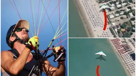 Reconstituirea ultimul zbor al lui Felix Baumgartner. Decolarea a filmat-o chiar Mihaela Rădulescu