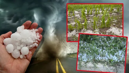 Prognoza meteo anunţă fenomene extreme. Se formează supercelule cu grindină şi posibile tornade după domul de căldură, apoi revine canicula