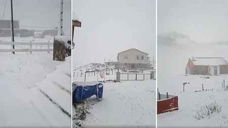 A nins masiv în plină vară. Zăpadă de 30 de cm la începutul lunii iulie 2025, oamenilor nu le vine să creadă VIDEO