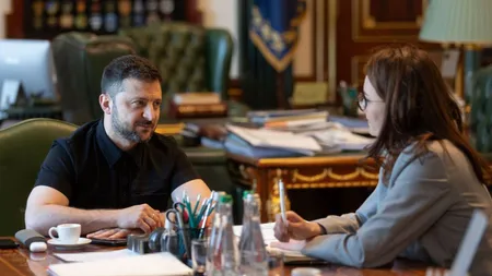 Volodimir Zelenski a numit o femeie premier al Ucrainei: 