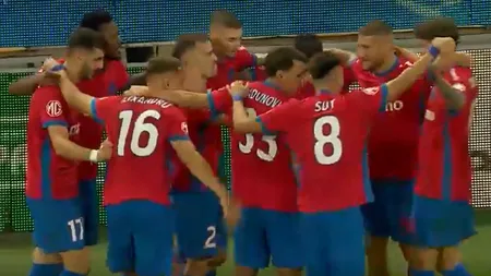 FCSB - Aberdeen 3-0. Campioana României, pentru a doua oară consecutiv în grupa principală din Europa League