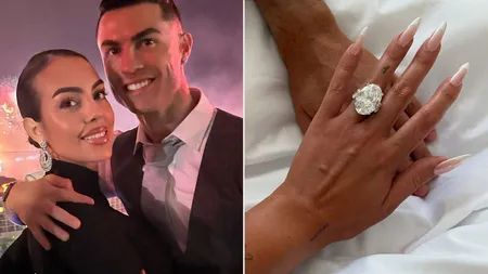 Câți bani a scos din buzunar Cristiano Ronaldo pe inelul de logodnă al Georginei Rodriguez. Bijuteria are în jur de 15 carate