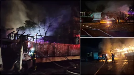Incendiu la un restaurant din Galaţi în timpul unei petreceri de logodnă. Focul a pornit de la o țigară uitată aprinsă