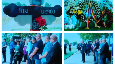 EXCLUSIV Primele imagini de la parastasul lui Ion Iliescu. Ce s-a întâmplat la mormântul fostului președinte, Nina nu a participat la slujba de pomenire