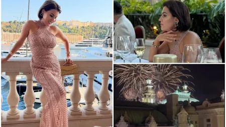 Romina Gingașu și-a sărbătorit ziua de naștere la Monaco. Cât costă ținuta spectaculoasă purtată de soția lui Piero Ferrari