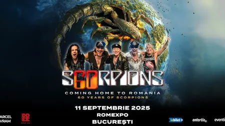 Scorpions revine în România cu un concert aniversar spectaculos: „Coming Home” pe 11 septembrie 2025, la Romexpo