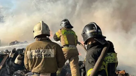 Noi atacuri cu drone ale Ucrainei în Rusia. O gară din regiunea Volgograd a fost incendiată