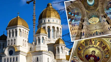 Primele imagini din interiorul Catedralei Mântuirii Neamului: Zeci de mii de credincioși sunt așteptați la sfințirea edificiului