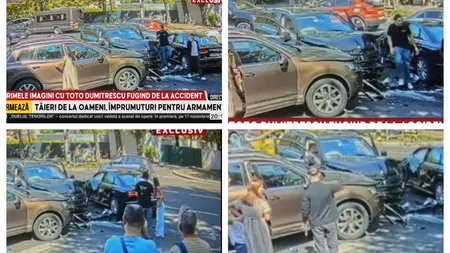 EXCLUSIV Primele imagini cu Toto, fiul lui Ilie Dumitrescu, acuzat că a fugit de la locul accidentului