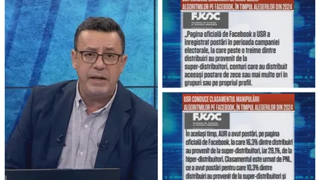 EXCLUSIV. Victor Ciutacu, după ce s-a aflat că USR și AUR conduc clasamentul manipulării algoritmilor de Facebook: 