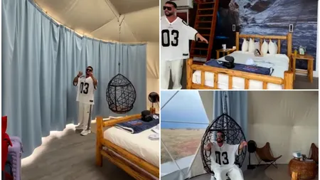 FOTO Dorian Popa s-a cazat într-un cort de lux, la Grand Canyon. Cât a plătit pe o noapte de cazare: 