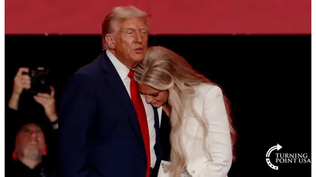 Erika Kirk, mesaj pentru ucigaşul soţului ei în faţa adepţilor MAGA: 