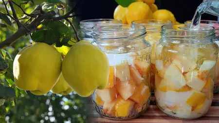 Compot de gutui ca la bunica. Ce să pui în el ca să reziste toată iarna