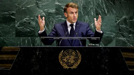 Emmanuel Macron pune presiune pe Trump, de la tribuna ONU: 