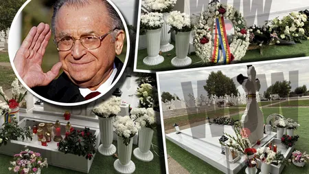 Cum arată mormântul lui Ion Iliescu din Cimitirul Ghencea III. Locul de veci al primului președinte al României post-comuniste a devenit altar de reculegere